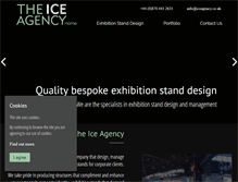 Tablet Screenshot of iceagency.co.uk